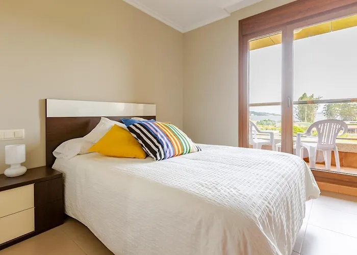 Acogedor En La Playa De La Lanzada Διαμέρισμα *